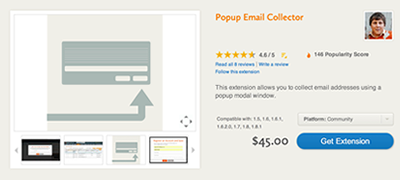 Popup Email Collector